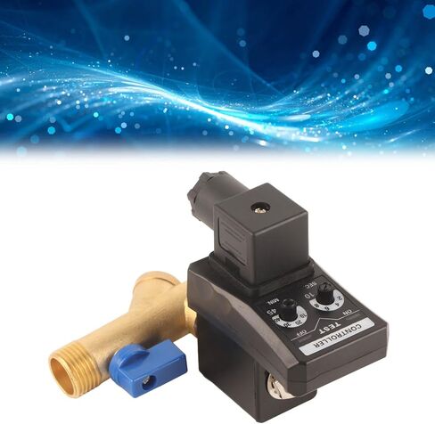 Air Compressor Auto Drain Valve, Auto Draining Valves for Air Compressor Condensate Management G1/2 DN15 Automatic Electronic Timed Water Drains Valves Separated Valve Type in Kuwait