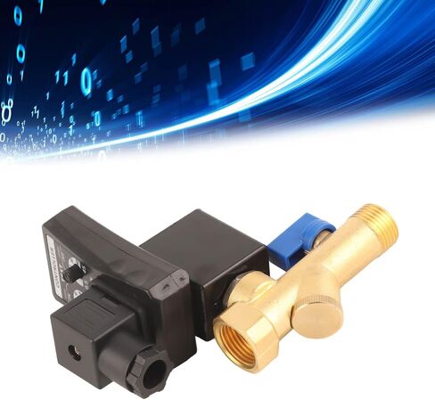 Air Compressor Auto Drain Valve, Auto Draining Valves for Air Compressor Condensate Management G1/2 DN15 Automatic Electronic Timed Water Drains Valves Separated Valve Type in Kuwait