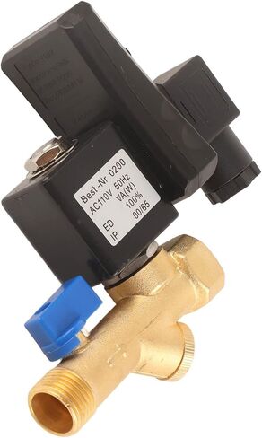 Air Compressor Auto Drain Valve, Auto Draining Valves for Air Compressor Condensate Management G1/2 DN15 Automatic Electronic Timed Water Drains Valves Separated Valve Type in Kuwait