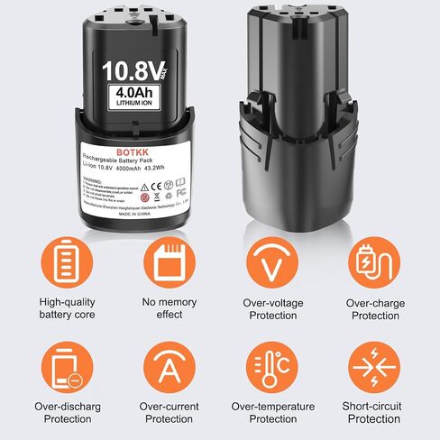 Upgraded 4000mAh 10.8V Replacement Battery for Stihl Grass Shears | Compatible with HSA26 AS2 GTA26 SEA20, Fit Model 45154006500 & All Stihl 10.8V Cordless Power Tools（2 Packs） in Kuwait