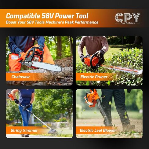CPY 58V 5.0Ah Battery Replacement for Echo 58V Battery, Compatible with Cordless Power Tools Blower Chainsaw CBP-58V40 CBP-58V2AH CPLB-58VBT CPH-58V SSA-58V EALB-58V CDST-58V CHT-58V in Kuwait