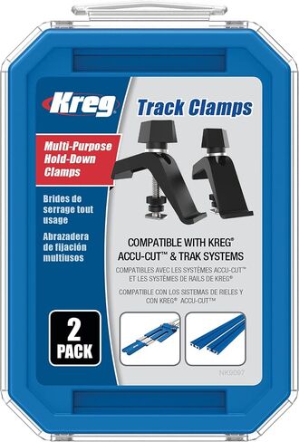 Kreg Accu-Cut Circular Saw Track with Track Clamps – Straight, Cross, Rip & Angled Cuts – Extra Grip on Slick Surfaces – Woodworking Guide for Plywood and Sheet Goods. COMPONENTS SHIP SEPARATELY in Kuwait
