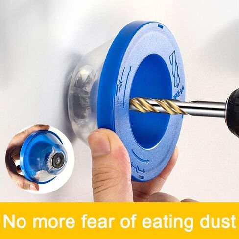 3 dust covers and dust collection bowls for drill bits, bit dust collection bowls, and non-chip collection covers, suitable for electric tools with dry wall drilling saws for 6mm-10mm drill bits in Kuwait
