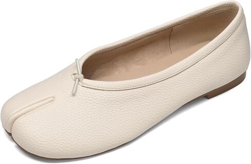 Women Ballet Flats Split Toe Tabi Shoes Low Heels Wide Width Comfortable Slip On Mary Janes Casual Shoes for Office in Kuwait