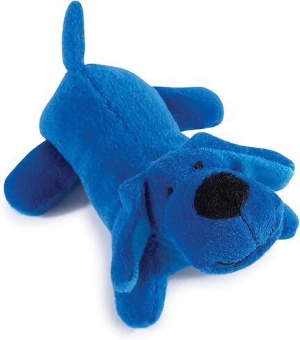 لعبة الكلاب Plush Neon Lil Yelpers من شركة Zanies, Blue in Kuwait