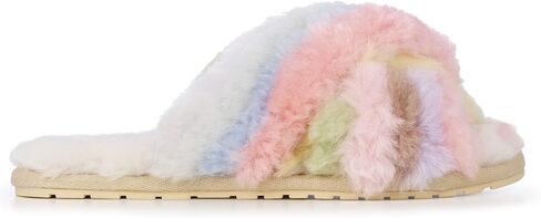 EMU Australia Mayberry Rainbow Womens Slippers Sheepskin Slipper Size 10 in Kuwait