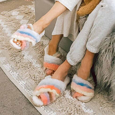 EMU Australia Mayberry Rainbow Womens Slippers Sheepskin Slipper Size 10 in Kuwait