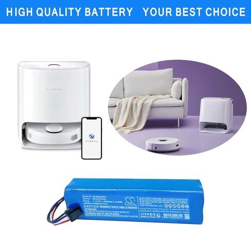 Cameron Sino 5200mAh / 74.88Wh Replacement Battery for Narwal J3, J4, BP4S2PPM5B, BP4S2PPM5D in Kuwait