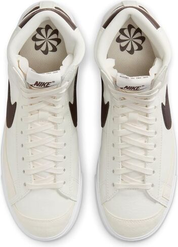 Nike Blazer Mid '77 Women's Shoes (DQ4124-107, Sail/White/Baroque Brown) Size 7 in Kuwait