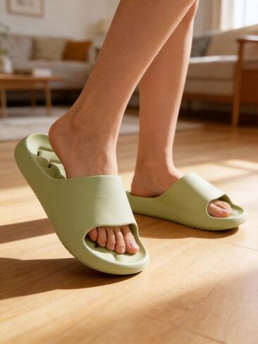 Comfortable EVA Women's Slippers Non-Slip Indoor Home Shoes Minimalist Design Soft Lightweight All Day Wear in Kuwait