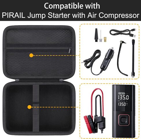 Hard Case Compaitble with PIRAIL Jump Starter with Air Compressor in Kuwait