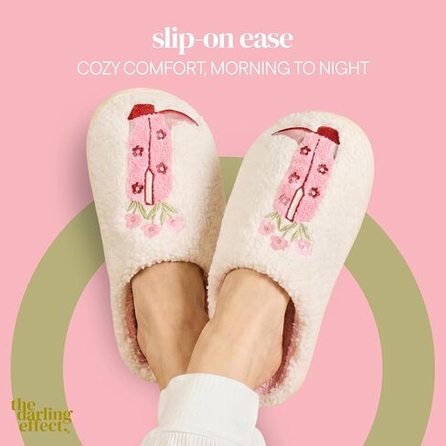 Fuzzy Cowgirl Slippers in Kuwait