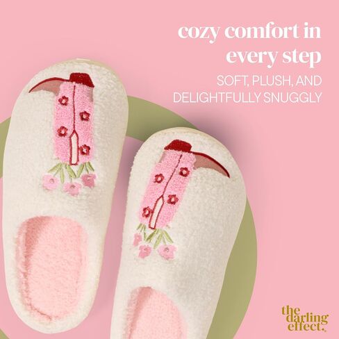 Fuzzy Cowgirl Slippers in Kuwait