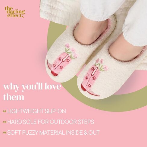 Fuzzy Cowgirl Slippers in Kuwait