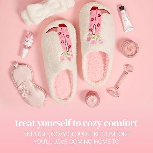 Fuzzy Cowgirl Slippers in Kuwait