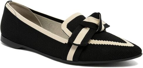 Jones New York Women's Comfortable Knit Slip On Dress Casual Office Shoes – Pointed Toe Ballet Flats in Kuwait