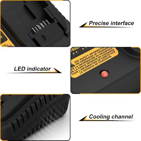 Powilling 12V DCB120 4.0Ah Battery Compatible with Dewalt 12V Battery and Charger Kit Replacement for 12 Volt Max DCB124 DCB126 DCB127 DCB122 DCB125 (Not for 20V) in Kuwait