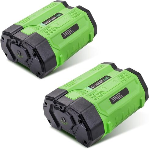 2 Packs 56V 6.0Ah Replacement for EGO 56V Battery, Compatible with EGO 56 Volt Power+ Tools BA2800 BA2800T BA4200 BA4200T CS1403 CS1604 CS1804 HT2400 LB4800 LB5804 LB6504 LB6500 PH1400 LM2101 SNT2110 in Kuwait