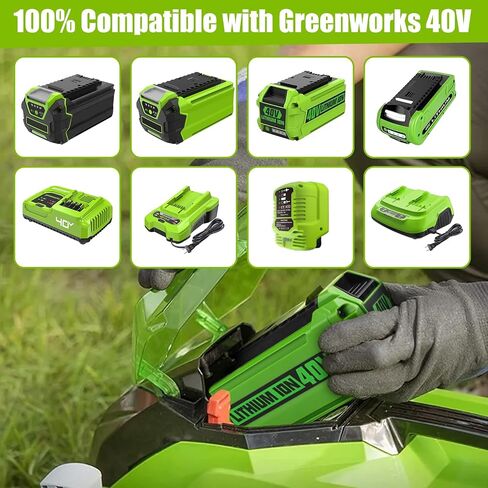 energup 2Pack 6.0Ah Replacement Greenworks 40V Battery for GreenWorks 29472 29462 Battery 40V G-MAX Power Tools 29252 20202 22262 25312 25322 20642 22272 27062 21242 (Not Fit Gen 1) in Kuwait