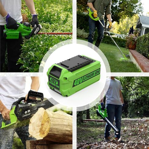 energup 2Pack 6.0Ah Replacement Greenworks 40V Battery for GreenWorks 29472 29462 Battery 40V G-MAX Power Tools 29252 20202 22262 25312 25322 20642 22272 27062 21242 (Not Fit Gen 1) in Kuwait