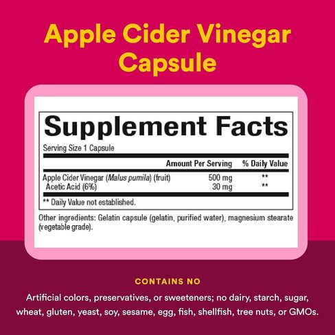 Natural Factors, كبسولة خل التفاح، تدعم الهضم وإدارة الوزن، 180 كبسولة (90 حصة) in Kuwait