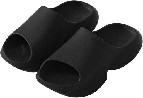 Cloud Slides for Men Women, Thick Sole EVA Foam Slippers, Anti-Slip Shower Bathroom Sandals, Lightweight Cushion Indoor Outdoor House Slides Pillow Soft Summer Shoes in Kuwait