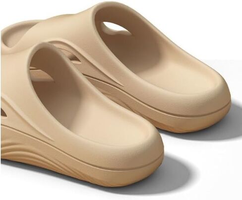Ultra-Soft Unisex Cloud Slippers - Lightweight 'Stepping on Poo' Cushioning, Minimalist Solid Indoor/Outdoor Slides, Non-Slip EVA Sandals for Home & Travel in Kuwait
