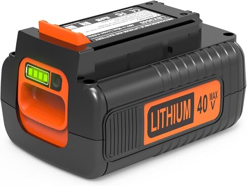 4.0Ah Replacement for Black and Decker 40V Max Battery LBX2040 LBX1540 LBXR36 LBXR2036 LBX2540, 40 Volt Lithium-ion Battery Compatible with Black and Decker 36V/40V Weed Eater Lawn Mower Trimmer in Kuwait