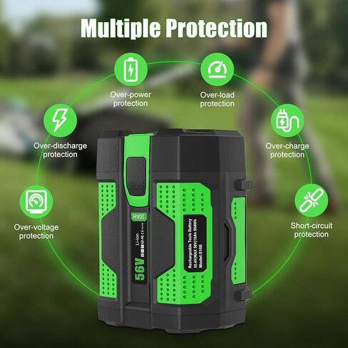 56V 10.0Ah Replacement for EGO 56V Battery Compatible with EGO 56V Battery BA2800 BA2800T BA4200 BA4200T BA1400 BA1400T BA5600T Cordless Power Tool in Kuwait
