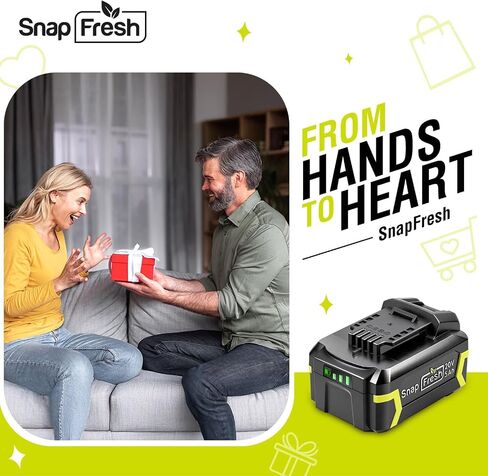 SnapFresh 20V 5.0Ah Battery(Not Works with Other Brands), Battery Support Fast Charging(BBT-DC50A) in Kuwait