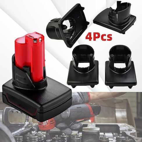 Battery Case Repair Kit Replacement Compatible with Milwaukee M12 Cover Top Replacement, Broken Battery Plastic Case Shell for m12 6.0 48-11-2460 4.0 48-11-2440 3.0 48-11-2402 2412 in Kuwait
