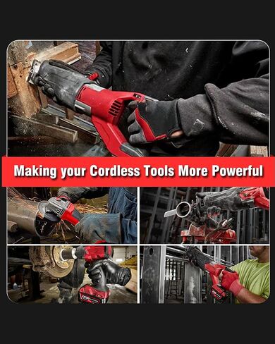 Upgraded 2Packs 18V 12.0Ah Replacement Battery for Milwaukee M-18 | Compatible with Milwaukee Battery 48-11-1840 and 18 Volt Cordless Power Tools in Saudi Arabia