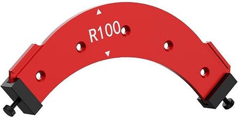 5Pcs Round Corner Radius Template, Aluminum Alloy Radius Jig Router Template for Woodworking, Arc Cutting Auxiliary Tool, Corner Positioning Jig, R100 R150 R200 R250 R300 in Kuwait