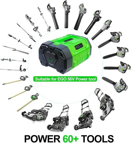 DTK 2 Packs Updated Replacement for EGO 56V Battery 10000mAh Cordless Tool 560Wh BA4200 BA4200T 10AH in Kuwait