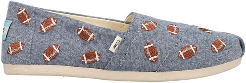 TOMS Womens Alpargata Slip On Flats Casual - Blue in Kuwait