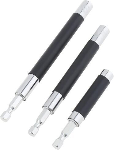 ChgImposs Drill Bit Holder Scalable 8PCS/Set, 3.15"/4.7"/5.5"(80/120/140mm) Magnetic Drill Bit Extension, Adjustable Magnetic Screwdriver Bit Holders 1/4" Hex, Drill Extension Bit Holder in Kuwait