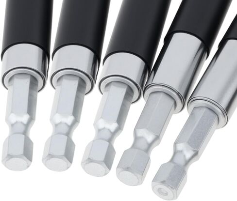ChgImposs Drill Bit Holder Scalable 8PCS/Set, 3.15"/4.7"/5.5"(80/120/140mm) Magnetic Drill Bit Extension, Adjustable Magnetic Screwdriver Bit Holders 1/4" Hex, Drill Extension Bit Holder in Kuwait