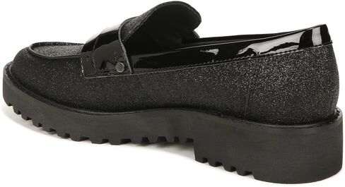 Franco Sarto Women's Cassandra Loafer Black Glitter, 9.5 in Kuwait