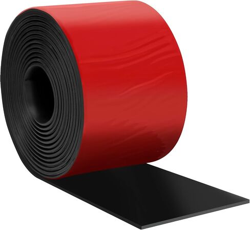 Heonay Self Adhesive Rubber Strips, Solid Neoprene Rubber Sheets Rolls Strips with Adhesive Backing, Self Stick Rubber Gasket Pads for DIY, Seals,1" Wide x 1/8" Thick x 120" Long in Saudi Arabia