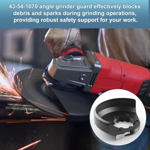 Compatible 4.5" Type 27 Guard Assembly for Milwaukee Angle Grinder | For 6140-30,6140-33,6148-30,2680-20, for paddle/slide switch cordless cutter, durable metal safety guard replacement part in Kuwait