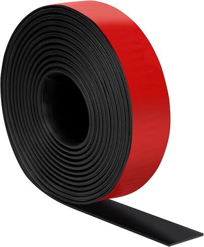 Heonay Self Adhesive Rubber Strips, Solid Neoprene Rubber Sheets Rolls Strips with Adhesive Backing, Self Stick Rubber Gasket Pads for DIY, Seals,1" Wide x 1/8" Thick x 120" Long in Kuwait