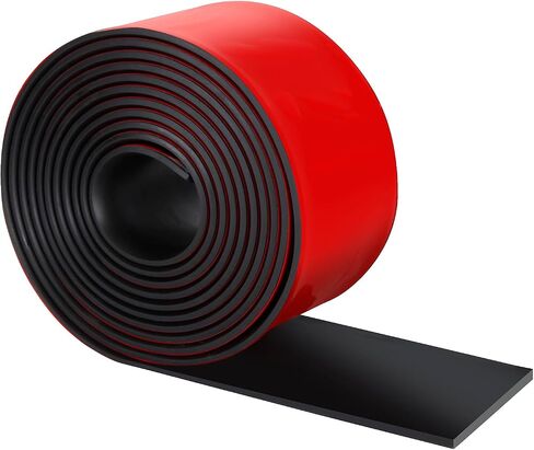 Heonay Self Adhesive Rubber Strips, Solid Neoprene Rubber Sheets Rolls Strips with Adhesive Backing, Self Stick Rubber Gasket Pads for DIY, Seals,1" Wide x 1/8" Thick x 120" Long in Kuwait