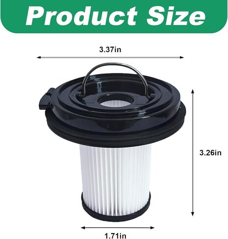 XR Replacement Filter for Bissell CleanView XR 200W CleanView XR Pet 300W Powerlifter Turbo Cordless Stick Vacuum 3789U, 3789X, 3797, 3797V, 3797W, Replace #1638010, 4 Pack in Kuwait