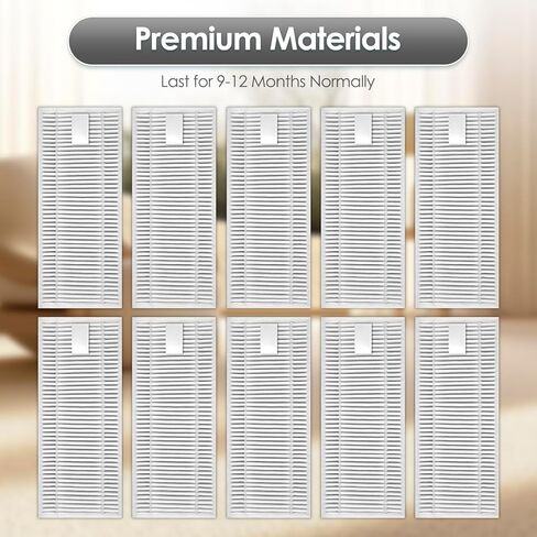 (10 Pack) M310 Replacement HEPA Filters Compatible With Lefant M310 Robot Vacuum Cleaner, Filters Accessories Kit, Filter Kit, Replacement Parts, Vacuum Accessories, Vacuum Filters in Kuwait