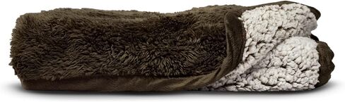 Pet Parents Pawtect Premium Waterproof Cat & Dog Blanket with WickQuick & Sherpup Technology, Puppy & Cat Blanket, Slate 50x60 in Saudi Arabia