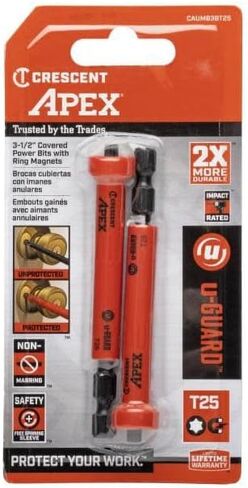 Apex - Bit, Ug 3.5" Ring Mag T25, 2Pk (CAUMB3BT25) in Kuwait