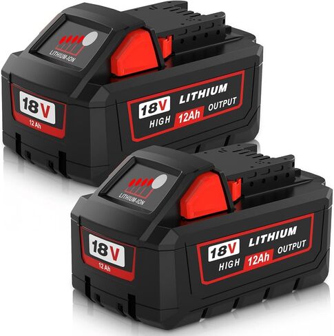 12000mAh 48-11-1815 Replacement for Milwaukee 18 Volt Batteries-SHAN79 in Kuwait
