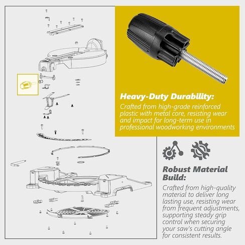 N542431 Knob Replacement for Dewalt Miter Saw Knob Blade Locking Knob DWS715 DWS713 DWS713-B3 DWS713-AR DWS713-B2 Miter Saw in Kuwait