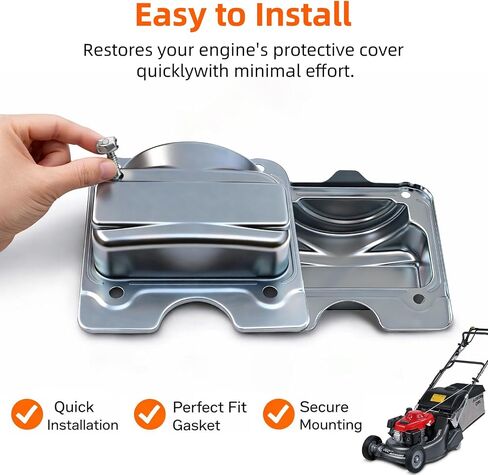 deawater Valve Cover Replacement for Honda GCV160 GCV190 Engine, Fits HRR216 HRS216 HRX217 Lawn Mower, Replaces 12311-Z8B-000, Durable Engine Cylinder Head Cover in Kuwait