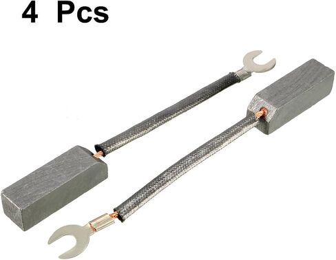 uxcell 4Pcs Carbon Brushes,32mmx10mmx10mm Graphite for Electric Motor,Power Tool,Replacement Parts in Kuwait